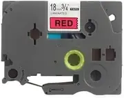 ExtraPrint 1 Pack Compatible TZe-441 TZ441 18mm Laminated Label Tape Replacement for Brother P-Touch PT-1400 PT-1750 PT-1830 PT-1950 PT-D610BT PT-E550WVP PT-P710BT PT-P910BT Black on Red