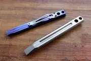 Titanium Crowbar Pry Bar Screwdriver tool With Clip EDC Keychain Pendant TOOL