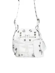 Balenciaga Le Cagole XS Bucket Bag in White