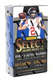 2022 PANINI SELECT DRAFT PICKS FOOTBALL HOBBY 12 BOX CASE BLOWOUT CARDS