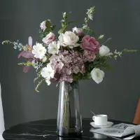 在飛比找蝦皮購物優惠-♥❤北歐奧斯丁玫瑰花仿真花束把束花藝手捧花假花客廳餐桌裝飾花