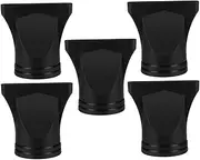 HAKIDZEL 5Pcs Hair Dryer Nozzle Attachments Plastic Diffuser Concentrator for Smooth Hair Styling Compatible with Outlet Blow Dryers