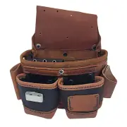 Leather Tool Pouch (GEN. CARP)/20 spots/hammer holder/construction/bag/toolbag