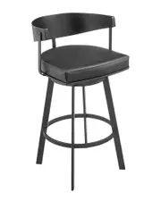 Armen Living Lacey 26in Swivel Counter Stool