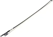 Well d Braided Carbon 1/4 Violin Fiddle Bow Round Stick Exquisite Horsehair Ebony Frog Brown One Size