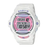 在飛比找蝦皮商城優惠-【CASIO】Baby-G 沙灘貝殼白數位電子女錶 兒童錶 