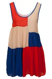Colour Blocked Tunic--JVS-7527