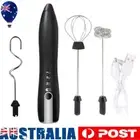 Electric Milk Frother Eggs Frother Wand Milk Foamer Drink Mixer USB Rechargeable