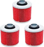 Motorcycle Repa Motorcycle Oil Filter for Yamaha XC200 XC 200 Riva TT600 TT 600 FZR250 FZR 250 XV750 XV 750 Virago XV1000 XV 1000 SE XT250 1989 Spare partsir(3pcs)