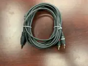 Stellar Labs 12FT 3.5mm AUX Plug to 2 RCA Male Plug Y Audio Stereo Cable