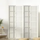 Artiss Room Divider Screen Privacy Wood Dividers Stand 4 Panel Nova White