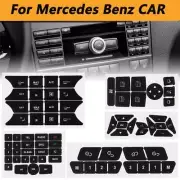 AC Button Repair Kit Window Switch Sticker For Mercedes Benz C200 C250 C300 C204