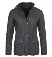 Barbour Cavalry Polarquilt Fleece Lined Jacket in Dk Navy MSRP $320 Sz 8 UK NWT