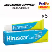 8x 20g HIRUSCAR Scar gel to Reduce Scar Acne Treatment Lighten Soften Smoothen