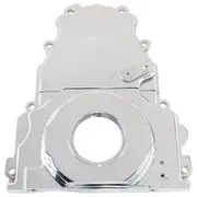 Aeroflow GM LS 2-Piece Billet Aluminium Timing Cover - Chrome Finish, AF64-4361C
