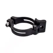 Front Derailleur Aluminum Alloy Bicycle Black CNC Machined Design High Quality