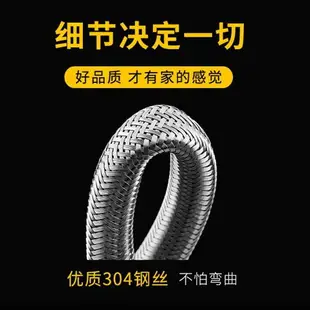 加長軟管4分進水管冷熱2米3米4米5米10米熱水器不銹鋼防爆編織管