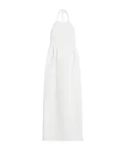Max Mara Europa Open-Back Sleeveless Dress IT40,IT42,IT38 White