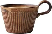Coffee Cup Teacup,Vintage Bone China Tea Cup, Coffee Mug Vintage Rough Ceramic Coffee Cup High-end Milk Breakfast Cup Afternoon Tea Cup Office Drinking Cup Mug Tea Cup (Color : C) (Color : Gold)