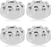 GoaMotors 4PCS 17" Chrome Center Hub Caps 8 Lug Covers Wheel Center Cap 52121450AD Compatible with Dodge RAM 1500 06-08 RAM 2500 03-13 RAM 3500 03-12, Replace 52121450AA, 52121450AB