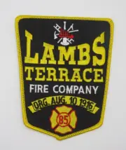 Lambs Terrace Fire Department New Jersey Patch