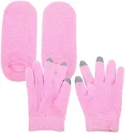 Women's Moisturizing Gloves Foot Mask Touch Screen Gloves Overnight Moisturizing Socks for Dry Skin