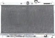 DPI19 1940 Aluminum Radiator Compatible With Prelude 1993-1996 Accord 1990-1993 DX LX L4 2.2L Automatic & Manual AT MT 19010P39901(Silver)