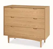 Asta 3 Drawer Chest Scandinavian Design - Natural