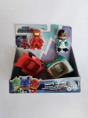 NEW PJ Masks Owlette vs. Romeo Battle Racers Preschool Toy, New In Package