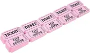 STOBOK 100pcs Raffle Ticket Sheets Carnival Event Tickets Labels Paper Party Game Accessory