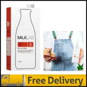 MilkLab Almond Milk Premium Quality Cafe Barista Long Life Milk Carton 8 x 1L