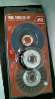 ACE 2475432 Mini Grinder 3-Piece Kit, FREE SHIPPING