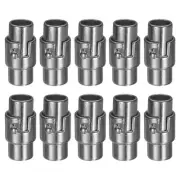 10pcs Leather Cord End Clasp 5mm Hole Magnetic Cord End Caps, Gunmetal