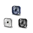 USB Desk Fan 3 Speeds Quiet Portable Fan Cooling Small Fan Rotatable Mini Fan