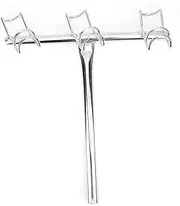 3 in 1 3 Way Fishing Rod Holder Made of 316 Stainless Steel Anti Corrosion Hardware Ideal for Marine Yacht Boat