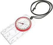 BESPORTBLE Compass Portable Hiking Navigation Tool Luminous Map Compass for Outdoor Survival Education