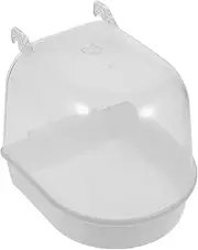 Totority Caged Bird Bath for Small Birds Covered Parrot Bath Cage Design for Budgies Canaries and More for Indoor and Outdoor Use