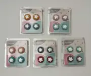 Nintendo Switch Joycon Thumbgrips Lot - Star Design, Multiple Colors