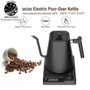 Gooseneck Electric Kettle 1000ML 1200W Smart Temp Control 200V Stainless Steel