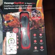 BRAND NEW TEMPSPIKE ThermoPro Truly Wireless Bluetooth Grill Thermometer Bundle