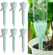Wonglea New Upgraded Plant Self Watering Spikes,Adjustable Plant Watering Devices with Slow Release Control Switch Water Dripper,Watering Planter Insert,Automatic Plant Waterer for Vacations (6)