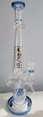 18.1/2" LOOKAH Original Design Glass Recycler Bong Water Pipe HOOKAH