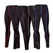 Men's Compression Pants Running Tights Leggings with Phone Pocket Base Layer Athletic Athleisure Summer Spandex 4 Way Stretch Breathable Quick Dry Sweat wickin