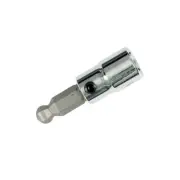 Wiha 71773 Ball-End Hex Metric Bit Socket, 1/4" Square Drive, 2.5mm x 51mm