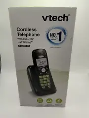 VTech CS6114-11 Dect 6.0 Cordless Phone with Caller ID/Call Waiting - Black NIB