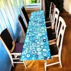 60"x30" Blue Agate Console Bar Counter Top Table Luxury Housewarming Desk Decors