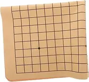 Toyvian Chinese Dual-Sided Chessboard Pu Folding Game Board for Xiangqi Weiqi Wear-Resistant Portable Design for Students Adults Stylish Chess Pad for Travel Home Use