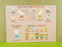 在飛比找Yahoo奇摩購物中心優惠-【震撼精品百貨】Hello Kitty 凱蒂貓~卡片-家族粉