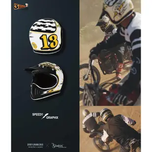 3JFT Helmets SHAKIN’聯名款 閃電骷髏 全罩 山車帽 越野帽 安全帽 附發票