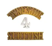 4th Tyneside Scottish Shoulder Title Bi Metal